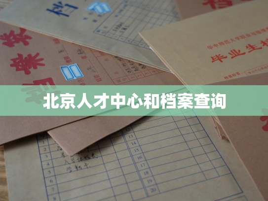 北京人才中心和档案查询