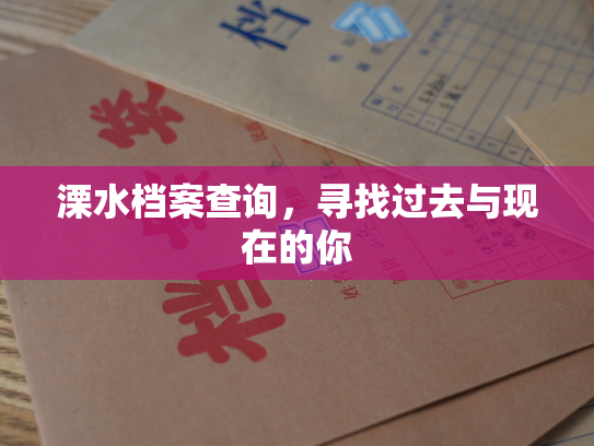 溧水档案查询，寻找过去与现在的你