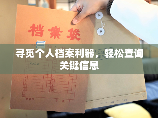 寻觅个人档案利器，轻松查询关键信息