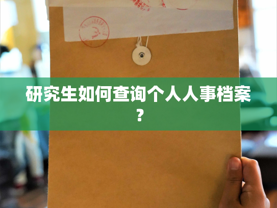 研究生如何查询个人人事档案？