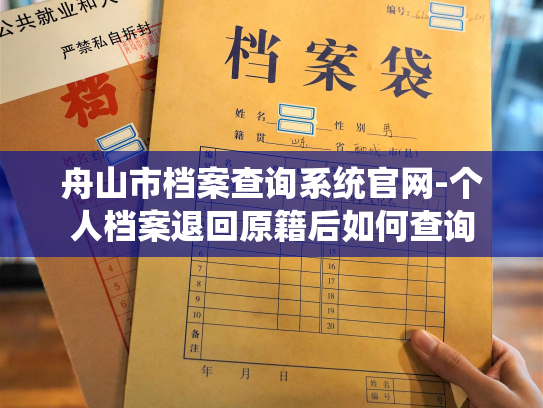 舟山市档案查询系统官网-个人档案退回原籍后如何查询