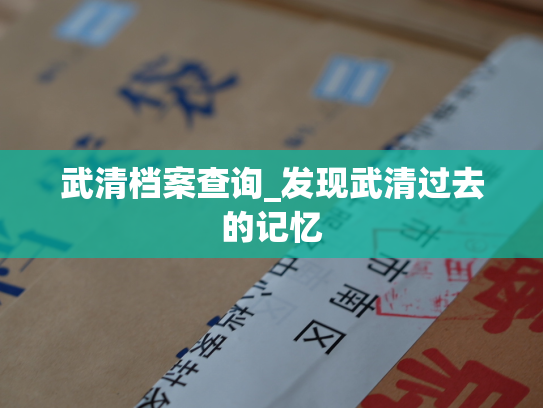 武清档案查询_发现武清过去的记忆