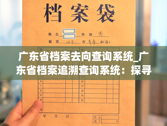 广东省档案去向查询系统_广东省档案追溯查询系统：探寻档案去向的新途径