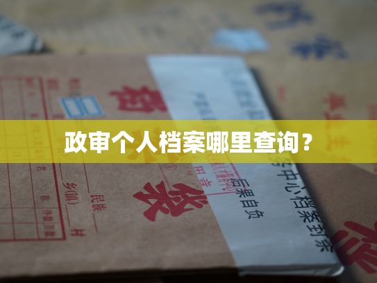 政审个人档案哪里查询？