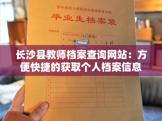 长沙县教师档案查询网站：方便快捷的获取个人档案信息
