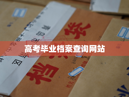 高考毕业档案查询网站