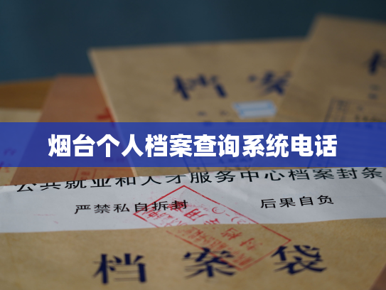 烟台个人档案查询系统电话