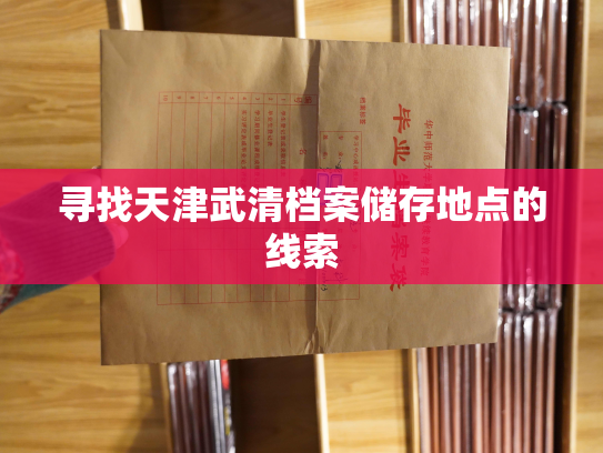 寻找天津武清档案储存地点的线索