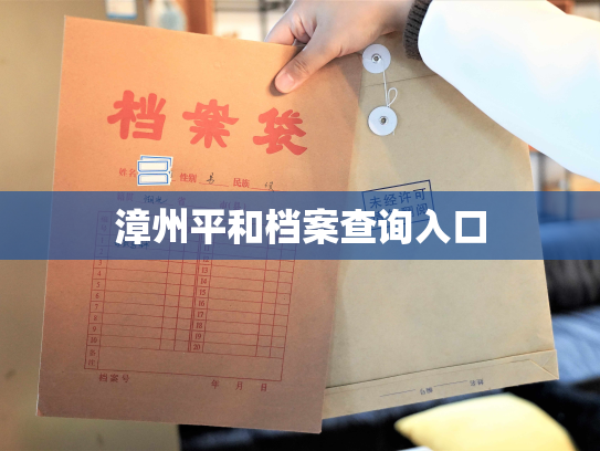 漳州平和档案查询入口