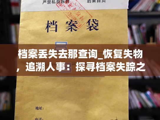 档案丢失去那查询_恢复失物，追溯人事：探寻档案失踪之谜