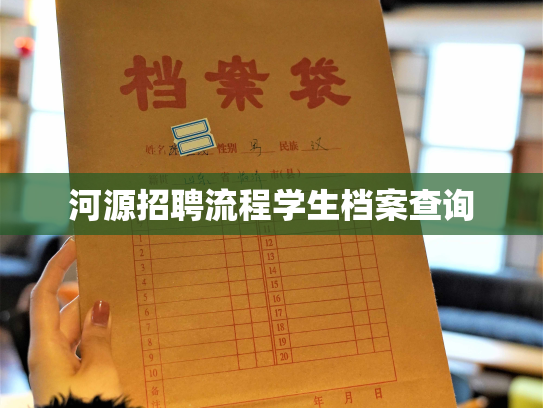 河源招聘流程学生档案查询