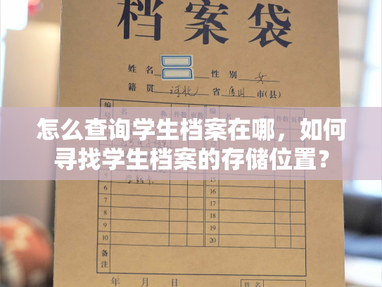 怎么查询学生档案在哪，如何寻找学生档案的存储位置？