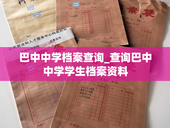 巴中中学档案查询_查询巴中中学学生档案资料