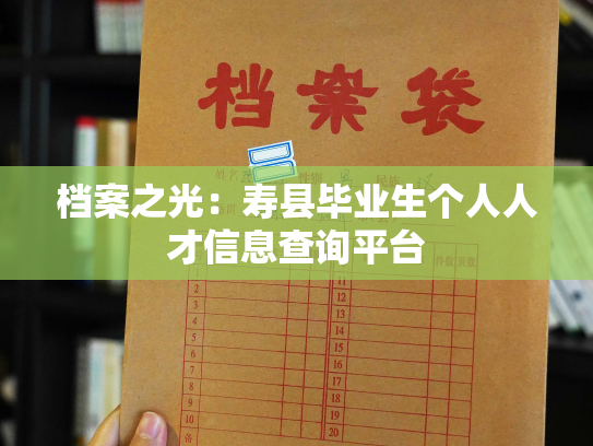 档案之光：寿县毕业生个人人才信息查询平台