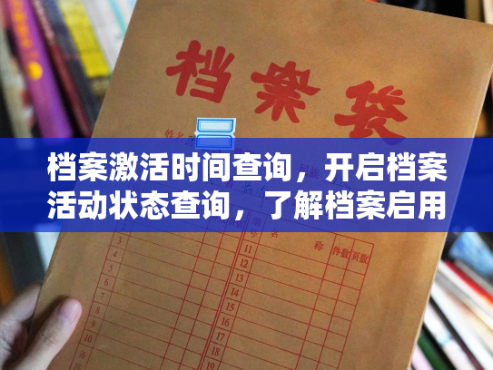 档案激活时间查询，开启档案活动状态查询，了解档案启用时间