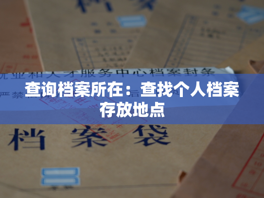 查询档案所在：查找个人档案存放地点