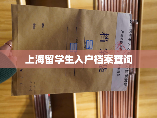 上海留学生入户档案查询
