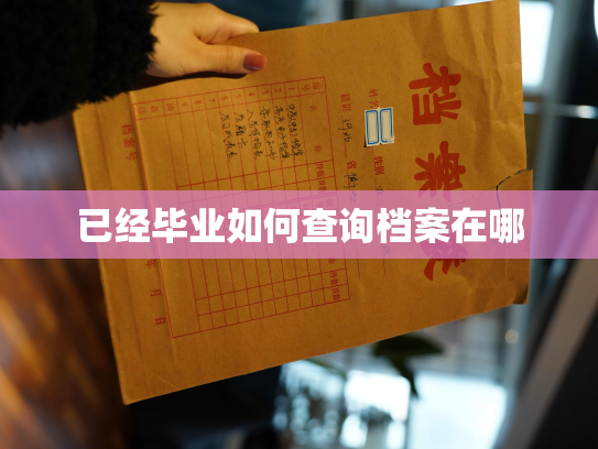 已经毕业如何查询档案在哪