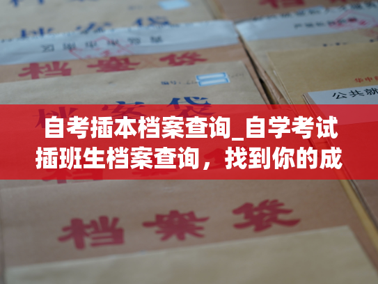 自考插本档案查询_自学考试插班生档案查询，找到你的成长痕迹