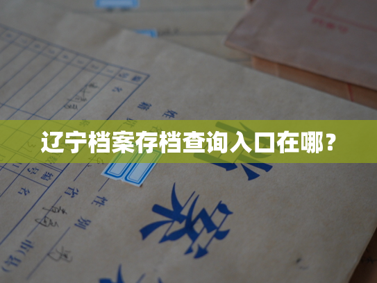 辽宁档案存档查询入口在哪？