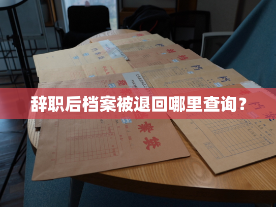 辞职后档案被退回哪里查询？
