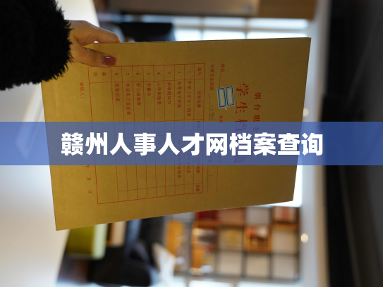赣州人事人才网档案查询