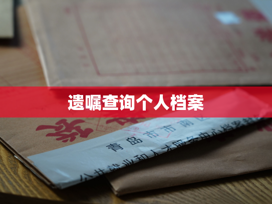 遗嘱查询个人档案