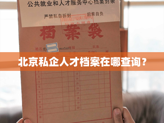 北京私企人才档案在哪查询？