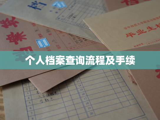 个人档案查询流程及手续