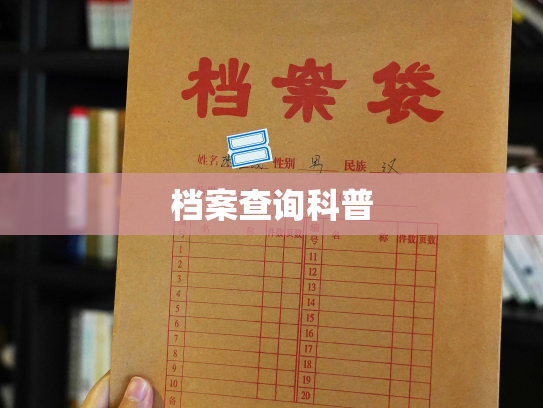 档案查询科普