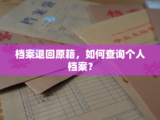 档案退回原籍，如何查询个人档案？