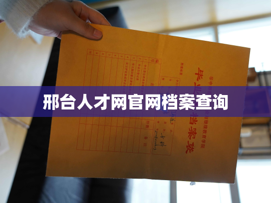 邢台人才网官网档案查询