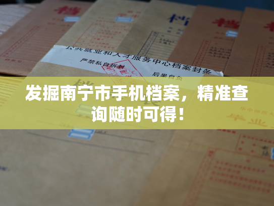 发掘南宁市手机档案，精准查询随时可得！