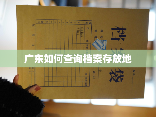 广东如何查询档案存放地