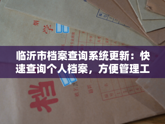 临沂市档案查询系统更新：快速查询个人档案，方便管理工作