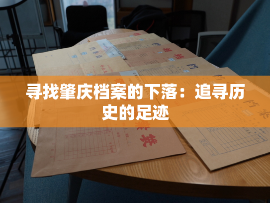 寻找肇庆档案的下落：追寻历史的足迹