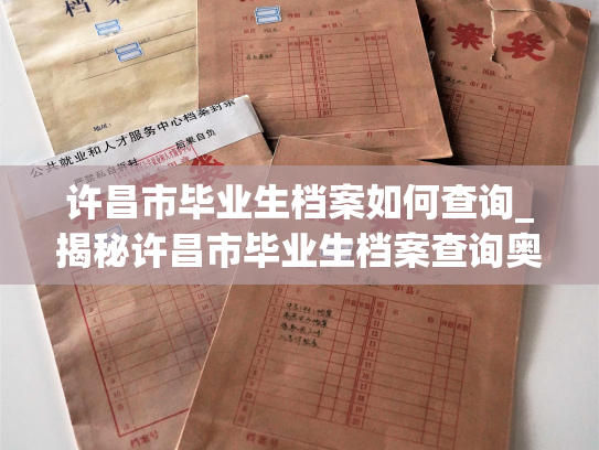 许昌市毕业生档案如何查询_揭秘许昌市毕业生档案查询奥秘