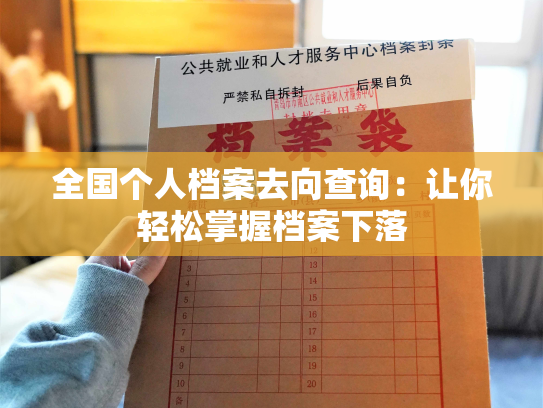 全国个人档案去向查询：让你轻松掌握档案下落