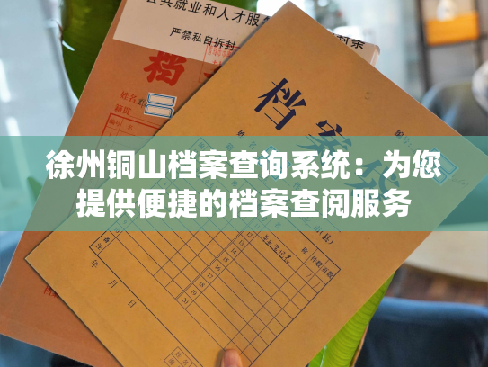 徐州铜山档案查询系统：为您提供便捷的档案查阅服务