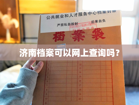 济南档案可以网上查询吗？