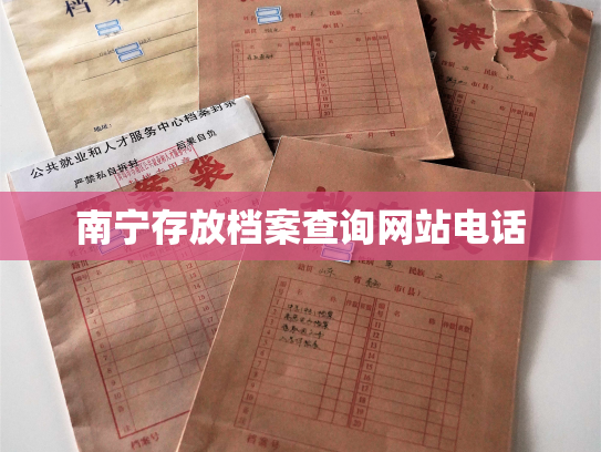 南宁存放档案查询网站电话