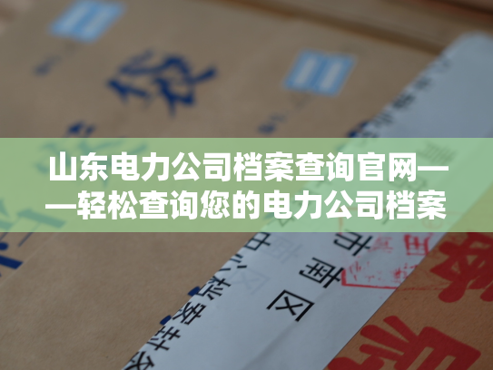山东电力公司档案查询官网——轻松查询您的电力公司档案