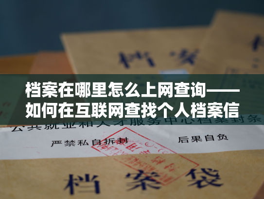 档案在哪里怎么上网查询——如何在互联网查找个人档案信息？