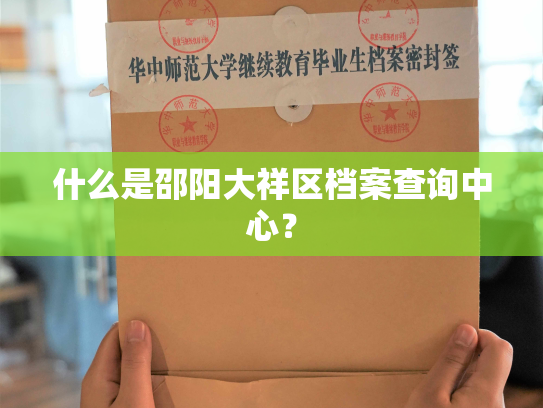 什么是邵阳大祥区档案查询中心？