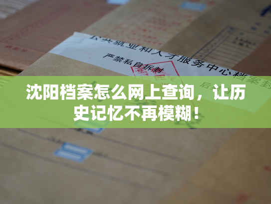 沈阳档案怎么网上查询，让历史记忆不再模糊！