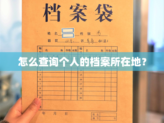 怎么查询个人的档案所在地？