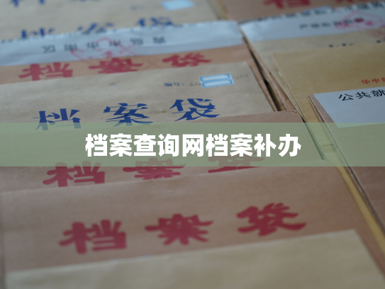 档案查询网档案补办