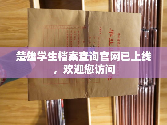楚雄学生档案查询官网已上线，欢迎您访问