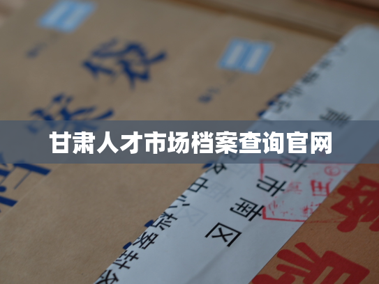 甘肃人才市场档案查询官网