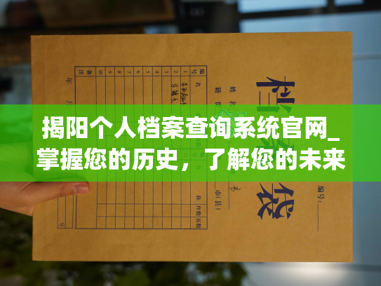 揭阳个人档案查询系统官网_掌握您的历史，了解您的未来——揭阳个人档案查询系统官网